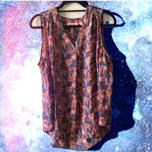 Animal print sleeveless top